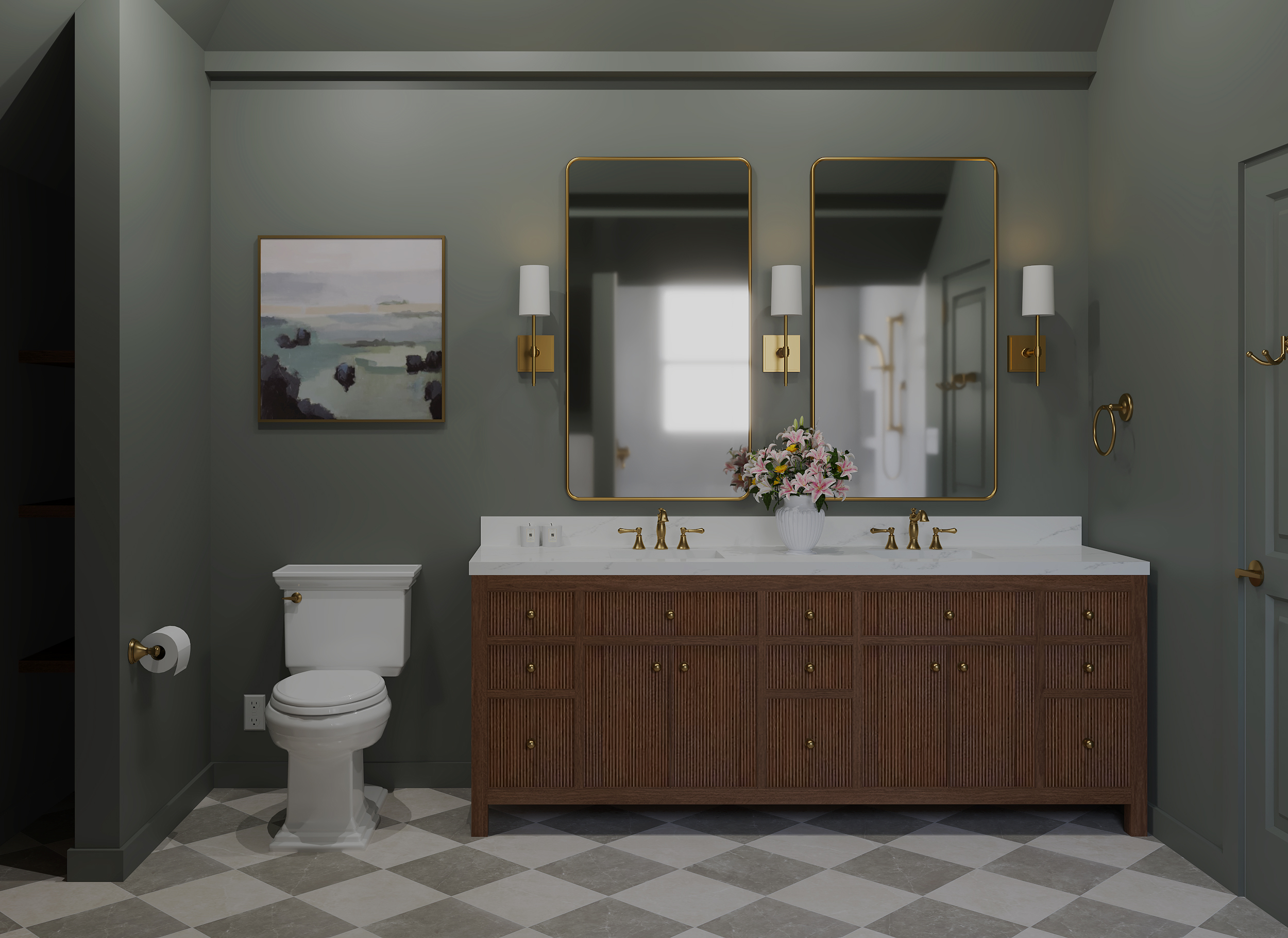 Modern bathroom